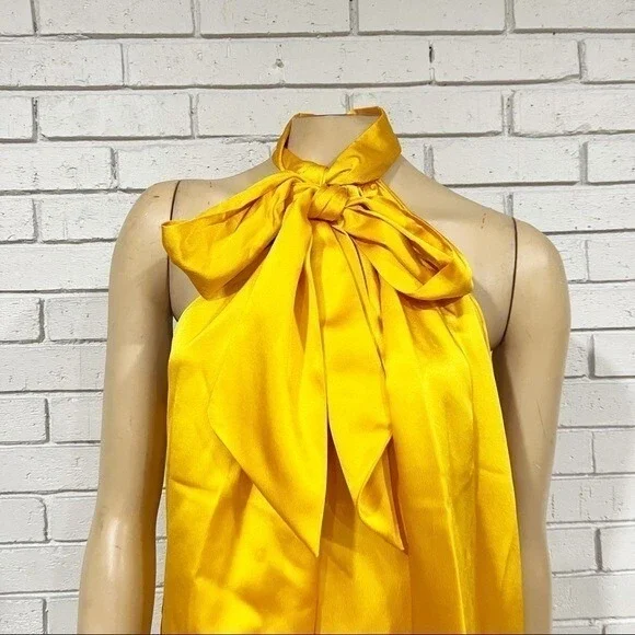 Zara Women's Bow Halter Top - Size‎ Large - Picture 7 of 13